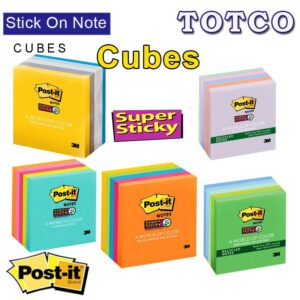 3M Super Sticky Cubes Stick On Note