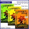 Lucky Star 2 Sheet Card A4 120gsm Cyber Colour 2