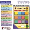 Lucky Star Color Paper A4 Fancy Card buffalo - Dark Purple