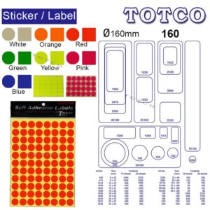 Sticker/Label Adhesive 160