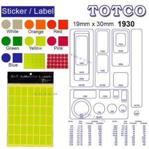 Sticker/Label Adhesive 1930