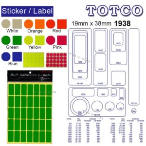 Sticker/Label Adhesive 1938
