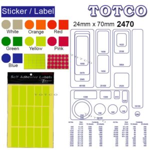 Sticker/Label Adhesive 2470