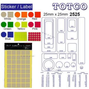 Sticker/Label Adhesive 2525