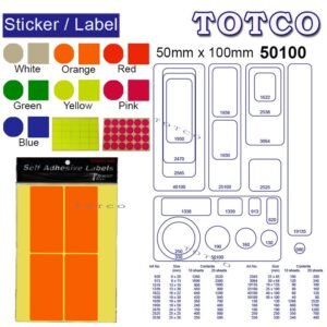 Sticker/Label Adhesive 50100