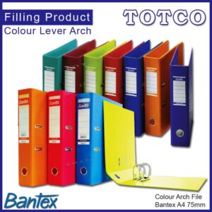 Bantex 1450 Colour Lever Arch File A4 75mm