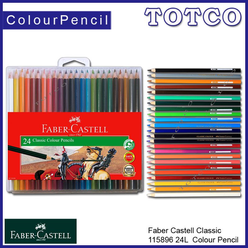 Faber Castell 1158 Classic Colour Pencil 12L / 24L / 36L / 48L