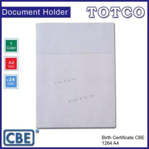 CBE Birth Certificate Holder 1264 A4