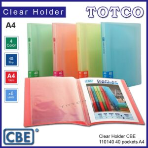 CBE Clear Holder 110140 (A.S.Life) A4 - 40 pockets