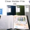 CBE Clear Holder 114087 Metalic A4 - 20 pockets