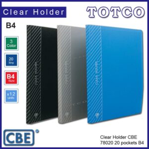 CBE Clear Holder 78020 B4 - 20 pockets