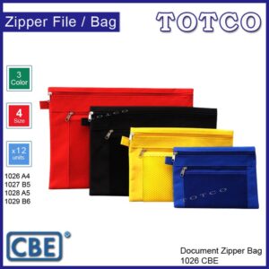 CBE Document Zipper Bags 1026 /1027 / 1028 / 1029