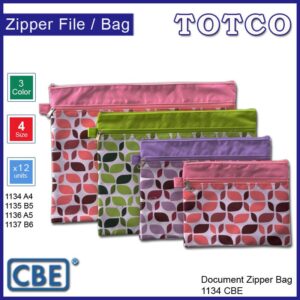 CBE Document Zipper Bags 1134 / 1135 / 1136 / 1137