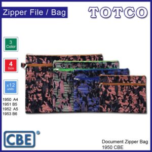 CBE Document Zipper Bags 1950 / 1951 / 1952 / 1953