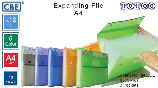 CBE F4315 Expanding File A4