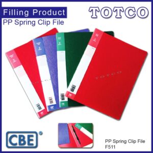CBE F511 B5 PP Spring Clip File