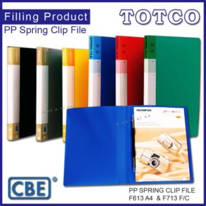 CBE F613 A4 PP Lever Spring Clip File