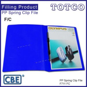 CBE F711 F/C PP Spring Clip File