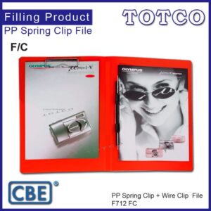 CBE FH712 F/C PP Spring + Wire Clip File