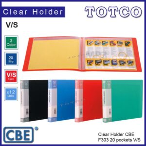 CBE Voucher Clear Holder F303 A5 - 20 pockets