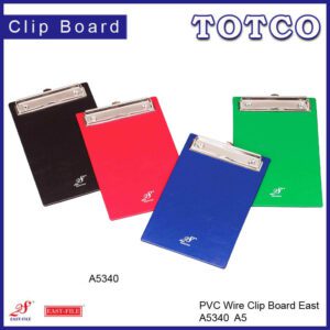 East-File PVC Wire Clip Board A5 (1pcs)