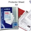 ABBA PVC Document Protector with 11 Holes A4