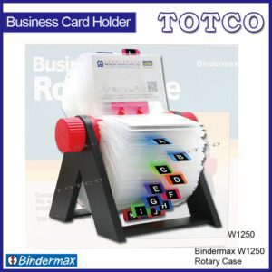 Bindermax W1250 Rotary Case Business Card Holder
