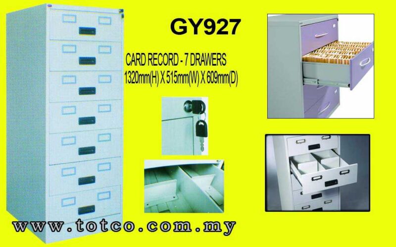 Card Record Cabinet (7 Drawers) GY927