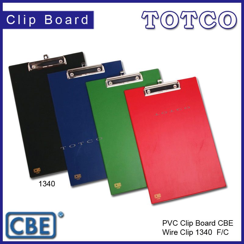 CBE Clip Board PVC F4 (1pcs)