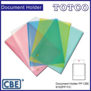 CBE Document Holder PP Folder 9102 F4