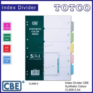 CBE PP Color Index A4