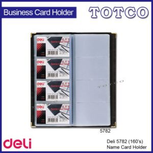 Deli 5782 Name Card Book - 160 pockets