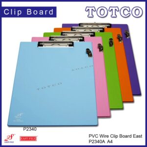 East-File P2340 PVC Wire Clip Board A4 (1pcs)