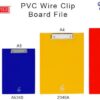 East-File PVC Wire Clip Board A4 (1pcs)