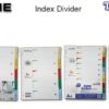 Hua Jie HJ-5 Index Divider - 5 colours
