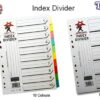 Lucky Star Index Divider - 5 colours