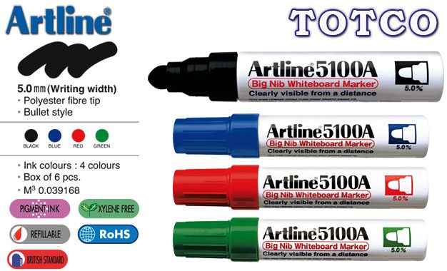 Artline Big Nib Whiteboard Marker EK-5100A