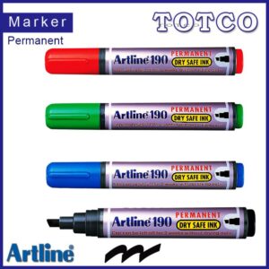 Artline EK-190 Permanent Marker Dry Safe Ink