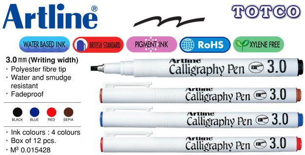 Artline EK-243 Calligraphy Pen 3.0
