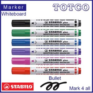 Stabilo 641 Plan Whiteboard Marker Bullet Nib