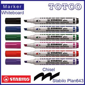 Stabilo 643 Plan Whiteboard Marker Chisel Nib