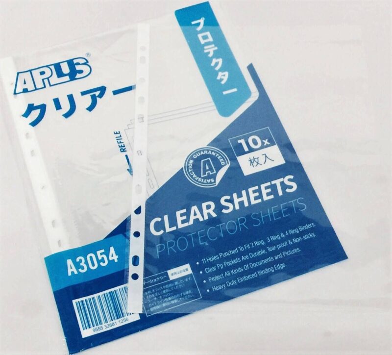 Aplus Sheet Protector with 11 Holes A4 (10pcs/pkt) | A3054 - Image 2