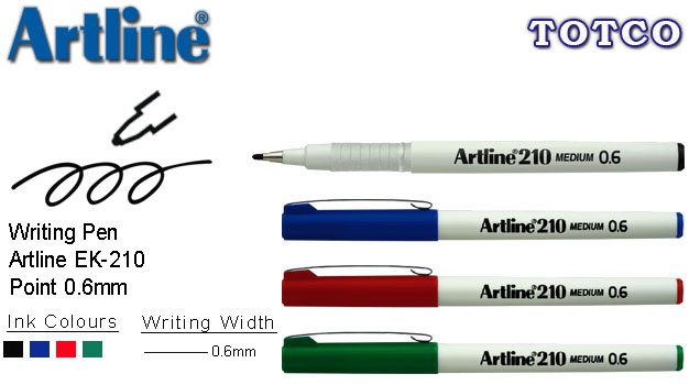 Artline EK-210 Water Based Writing Pen