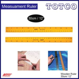 Astar 12" / 30cm Wooden Ruler