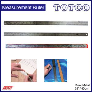 Astar 24" / 60cm Metal Ruler