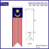 Banner Malaysia Flag 2' x 8'