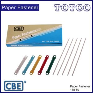 CBE 168-50 Plastic Paper Fastener (Mix Colour)