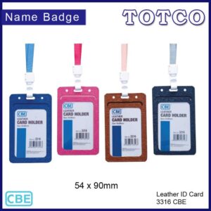 CBE ID Card Holder Leather Card Holder 3316
