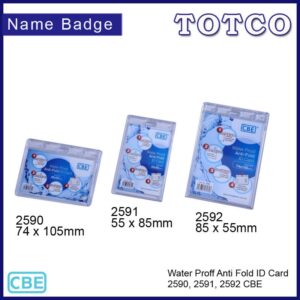 CBE ID Card Holder Water Proff Anti Fold