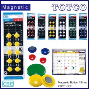 CBE Magnetic Button 22201 15mm 10's